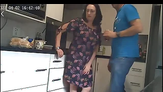 Spycam Caught my 43 year old wife fucking slay rub elbows with 22 year old unify guy